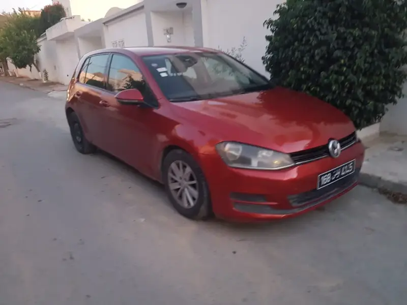 Golf7 rouge Bordeau