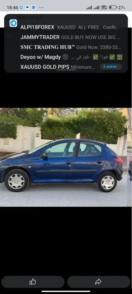 Peugeot 206 2003 285 km
