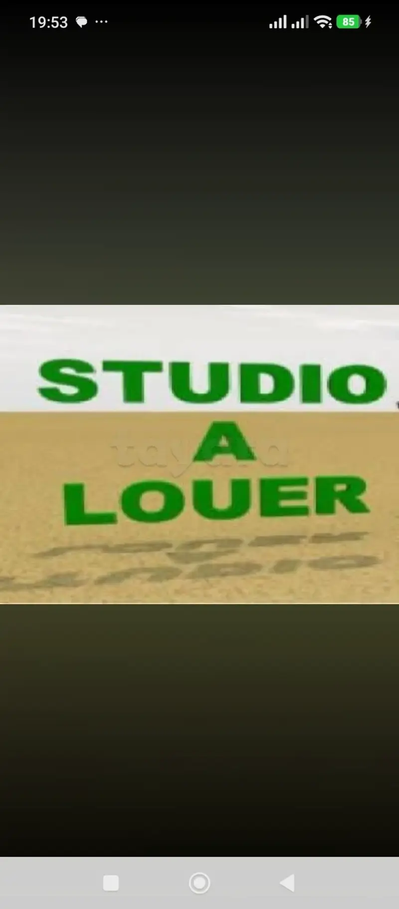 Studio meublé